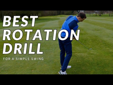 Best ROTATION DRILL for your Backswing and Downswing – It's super SIMPLE!
