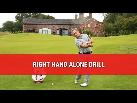 Your Right Hand In The Golf Swing – Right Hand Alone Drill