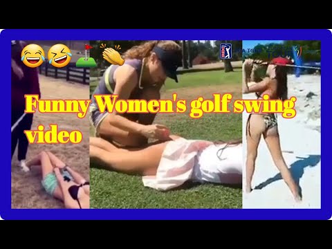 Funny Girl Fails Video Compilation Golf Fails/Funny women Golf swing video, golf fail compilation