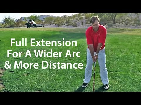 EXTEND YOUR ARMS FOR A WIDER ARC