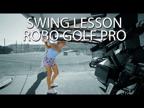 Will Golf Swing Improve with Robo Golf Pro Lesson?  Alissa Kacar finds out.