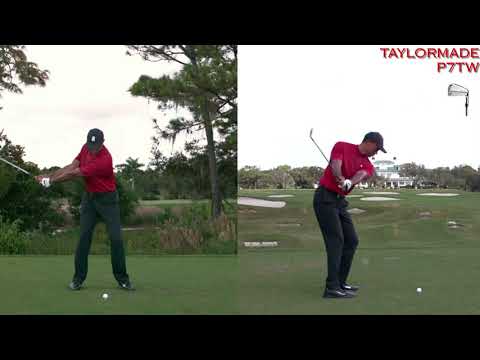 Tiger Woods Iron Swing Sequence and Slowmotion