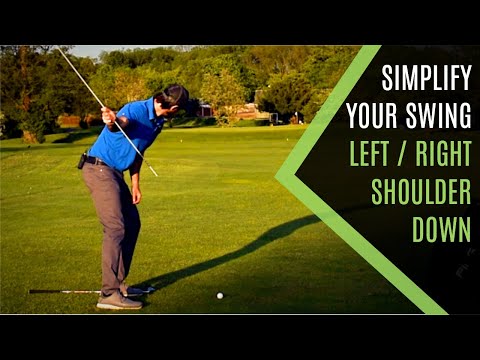 SHOULDER TURN IN THE GOLF SWING SIMPLIFIED: LEFT RIGHT DOWN