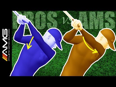 Right Shoulder Movement In The Golf Swing: Pros vs Ams