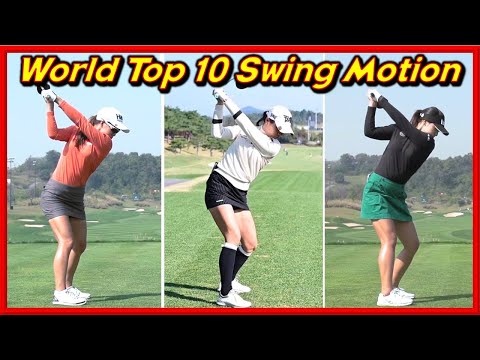 Various Swings & Beautiful Slow Motions of 2022 LPGA Top 10