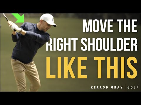 How The Right Shoulder Works in The Golf Swing | The Correct Movement