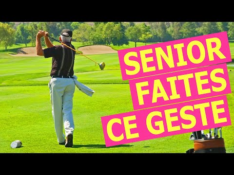 Swing senior au golf – Plus haut = plus long