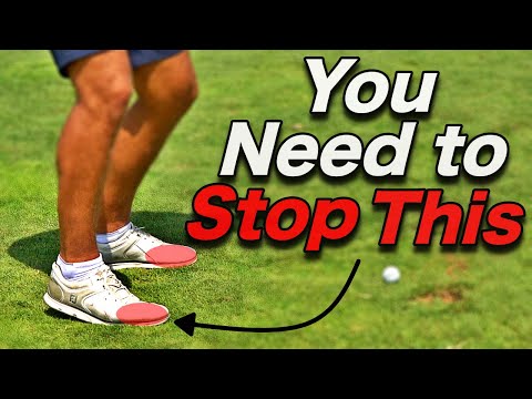 WHERE IS THE WEIGHT IN YOUR FEET? | A CRUCIAL Golf Lesson to prevent slice or hook