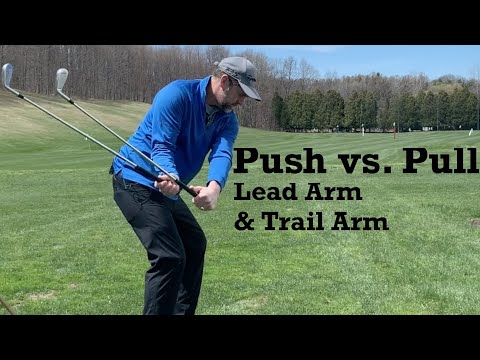 Lead Arm Pull vs. Trail Arm Push – Golf Swing Basics – IMPACT SNAP