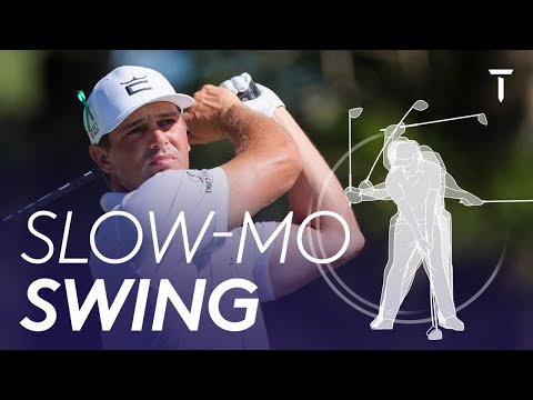 Bryson DeChambeau's golf swing in Slow Motion