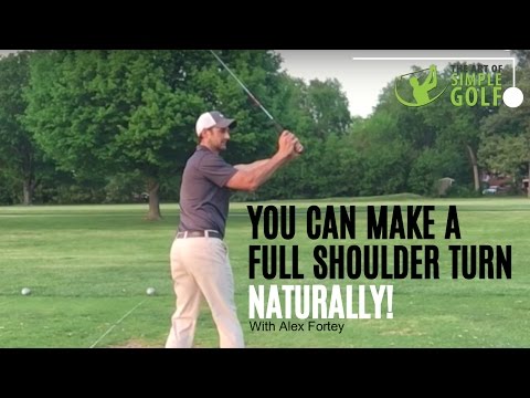 Golf Backswing | Get Full Shoulder Turn Naturally And Easily!