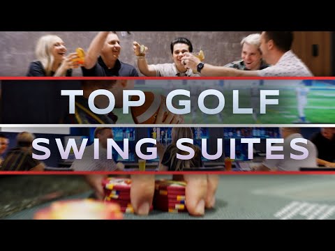 Golfing Inside of a Casino at TopGolf Swing Suites