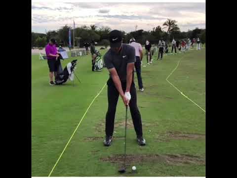 Cameron Champ Why He Hits It So Far! Side View Golf Swing Slow Motion