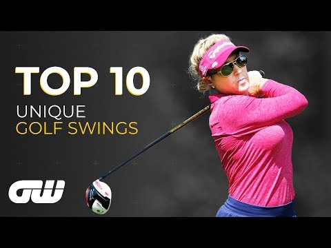 Top 10: UNIQUE Golf Swings | Golfing World