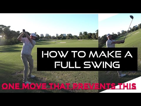 How to make a full swing (why YOURS won’t)