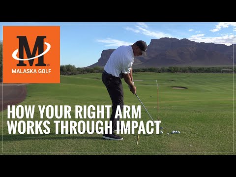Malaska Golf // How Your Right Arm Works Through Impact – The Single Most Important Position in Golf