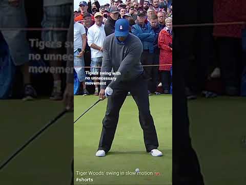 Tiger's swing with no unnecessary movement