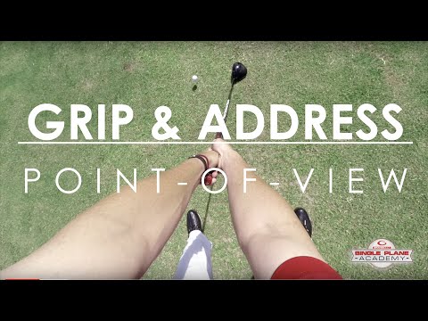 #GolfGrip & Address Point-of-View of the Single Plane Swing with @ToddGravesGolf