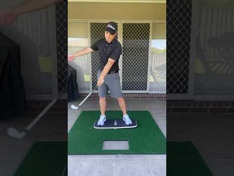 Perfect Backswing & Downswing Weight Transfer Drill! | Downshift Board