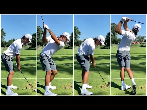 Max Homa Iron Swing Sequence and Slowmotion