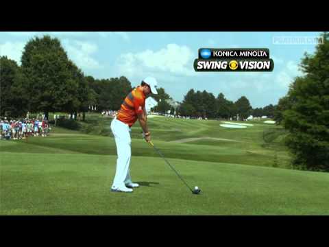 A slow motion look at Rory McIlroy's driver swing in 2012