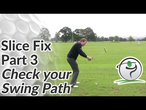 Golf Slice Fix – Part 3 – Check your Swing Path
