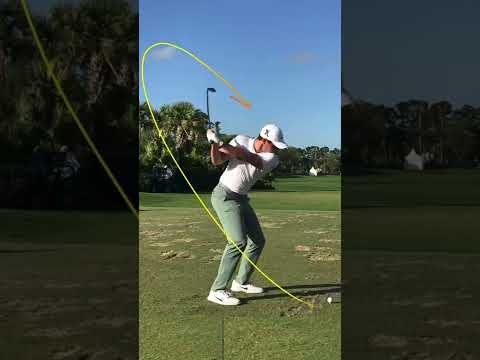 Rory Mcilroy golf swing on shot tracer app