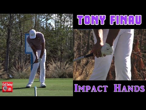TONY FINAU (HANDS AT IMPACT) IRON GOLF SWING 1080 HD