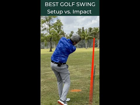 Best golf swing | Setup vs. Impact