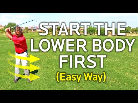 GOLF TRANSITION – EASY WAY TO START YOUR LOWER BODY IN THE DOWNSWING