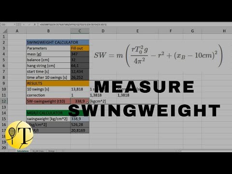 Measure swingweight | Tennis racket customization