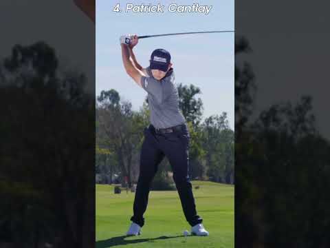 PGA Top 10 Various Driver Slow Motion Swings Front View