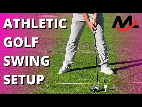 ATHLETIC Golf Swing SETUP (Powerful Stance With Optimal Ball Position)