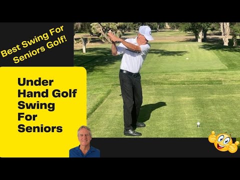 UNDER HAND GOLF SWING FOR SENIORS ~ Best Swing For Seniors Golf ⛳