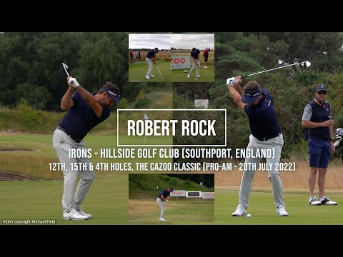 Robert Rock Golf Swing Irons (DTL & FO), Cazoo Classic 2022 (Hillside, Southport, UK) July 2022.