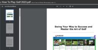Ebook – How To Play Golf 2023