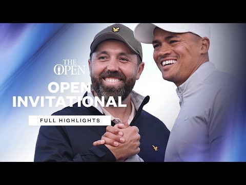 Rick Shiels, Hollywood, NFL, and Football Stars play The Open Invitational | Full Highlights