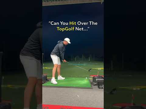 Longest Drive at TopGolf! OVER THE BACK