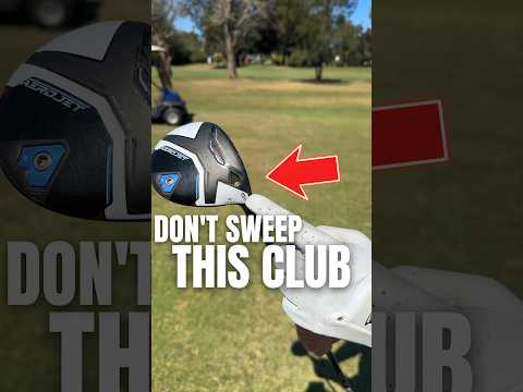 NEVER SWEEP your FAIRWAY WOODS…New technique! #golf #golfswing #golftips #golfcoach #golftip #tip