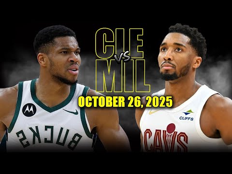 Milwaukee Bucks vs Cleveland Cavaliers Full Game Highlights – October 26, 2025 | NBA Season Milwaukee Bucks vs Cleveland Cavaliers Full Game Highlights – October 26, 2025 | NBA Season