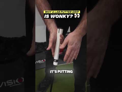Why a lab putter grip is wonky? 👀