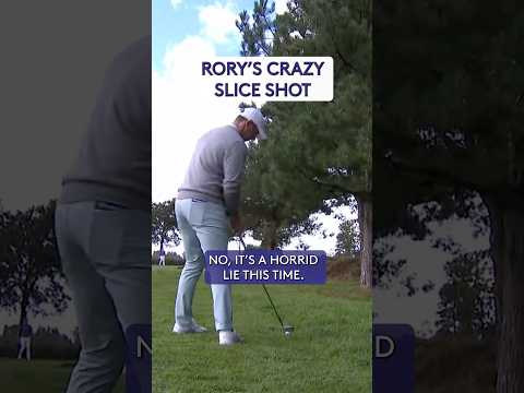 Rory’s CRAZY shot that doesn’t count 😳