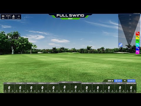 Full Swing GOLF Simulator Software New User Interface