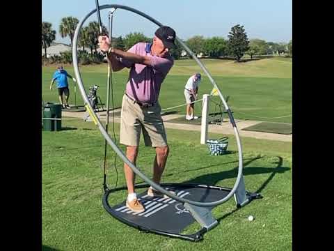 Senior Golfer Discovering New Rotation & Width with PlaneSWING