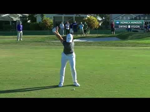 Tommy Fleetwood's slo-mo swing is analyzed at Honda