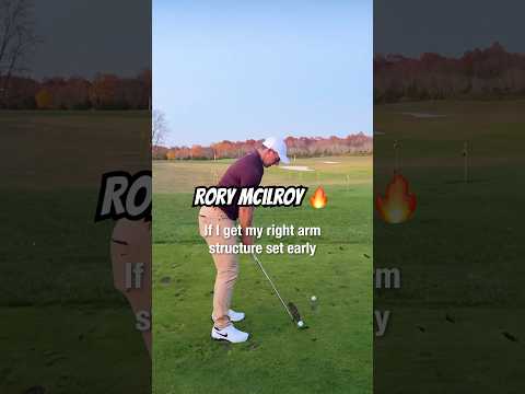 RORY MCILROY GOLF SWING SECRET 🤫 🔥 #golf #golfswing #rorymcilroy