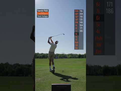 Stock yardages with Yannik Paul 🇩🇪