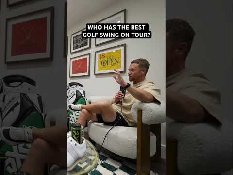 DP World Tour coach tells us who has the best swing on tour… agree? #golf #shorts #viral
