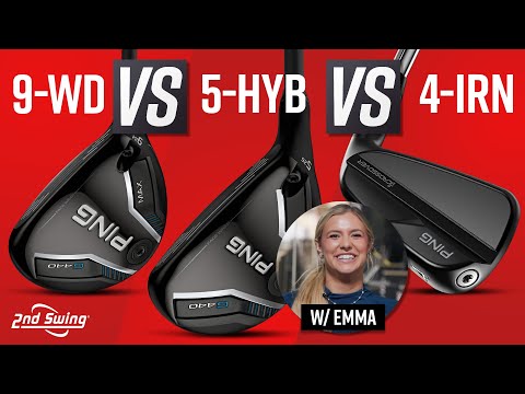 UNEXPECTED RESULTS?! 9-Wood vs 5-Hybrid vs 4-Iron