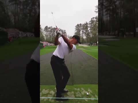 Tiger Woods – Iron Swing – SLOW MOTION – Masters 2022